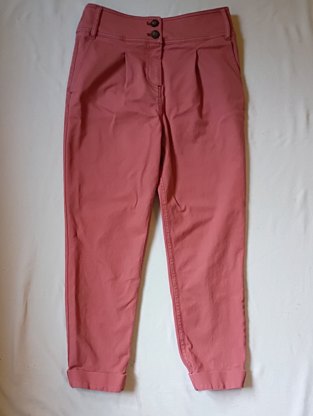 Boden High-Waist Tapered Khaki Pants